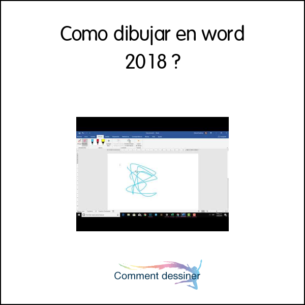 Como dibujar en word 2018